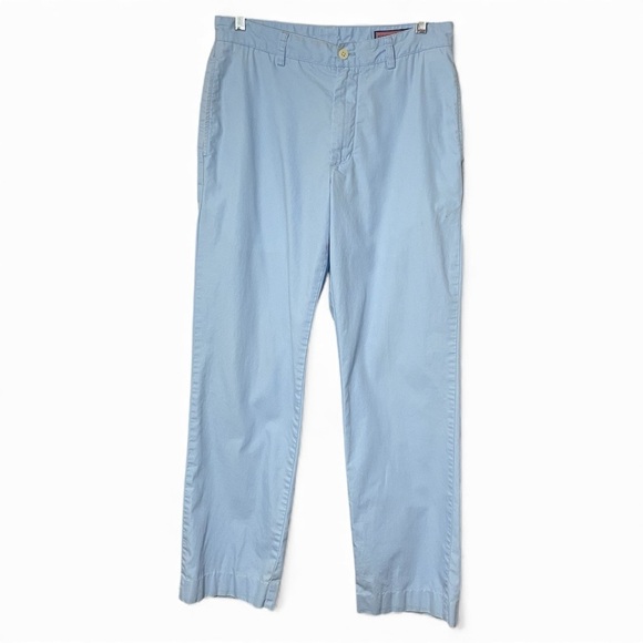 VINEYARD VINES Men’s Light Blue Cotton Chinos, 30x31 - Picture 2 of 9